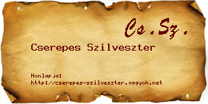 Cserepes Szilveszter névjegykártya